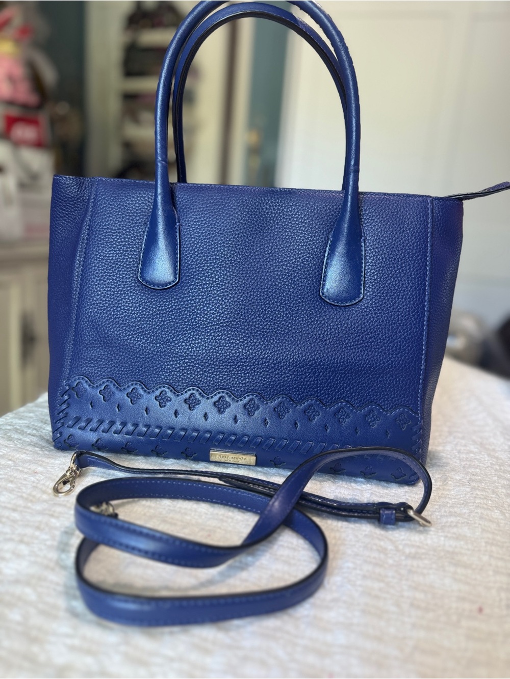 Kate Spade Chelsea Blue Women's Tote Handbag